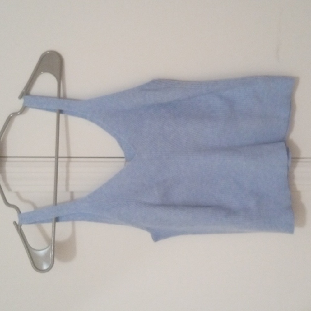 Cropped Target tank top, A New Day, size large, periwinkle blue.